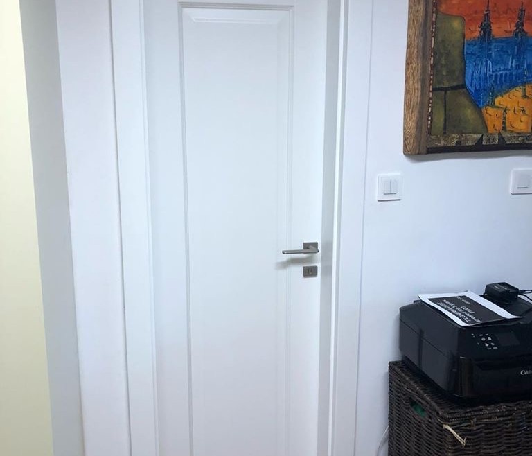 Dvere Pol-Sklone biele Železná studienka